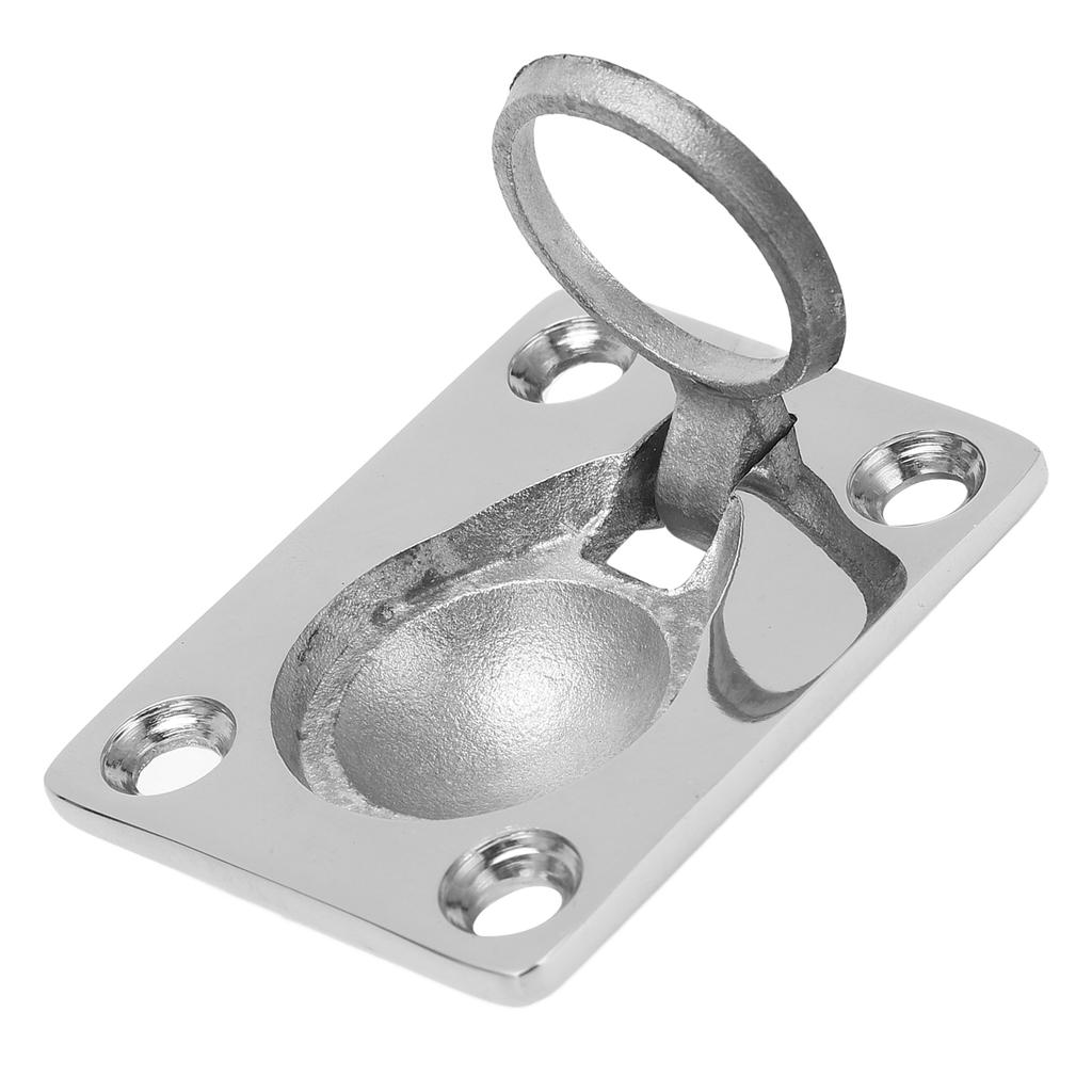 Boat Pull Flush Lift Stainless Steel Flush Mount Lifting Ring Pull Handle for Marine Boat