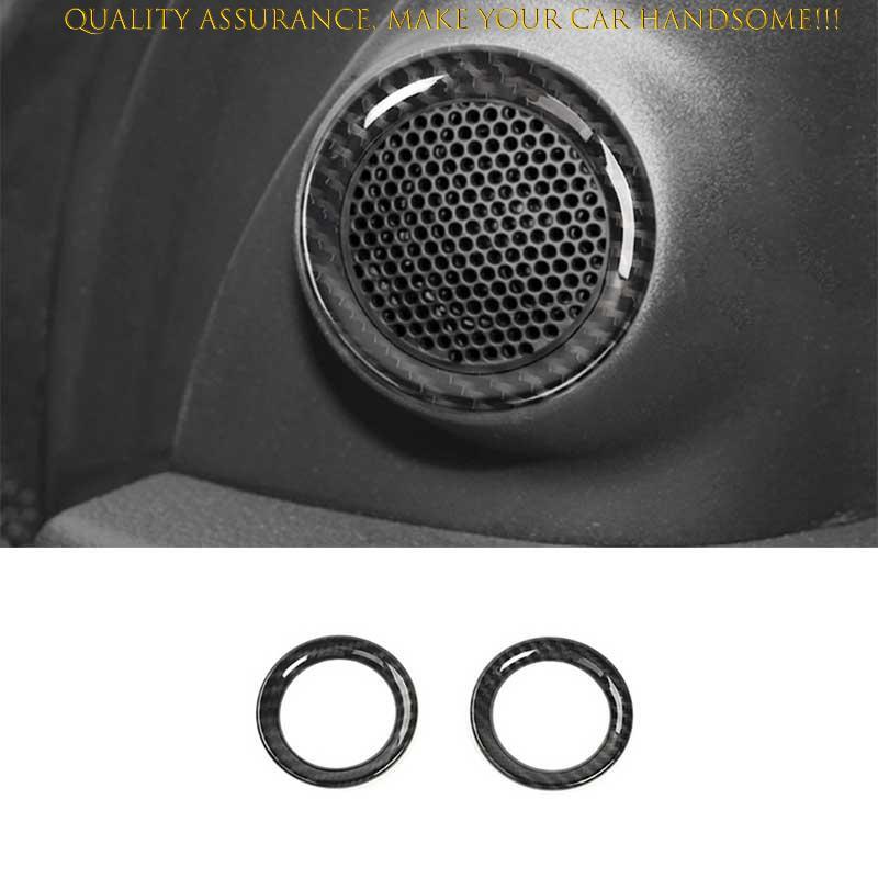 For Jeep Grand Cherokee 2011-2021 Carbon Fiber A Pillar Speaker Sound Cover Trim