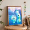 Disney Oil Painting DIY Digital Painting Soul Movie Characters Wall Art for Living Room and Entryway Decoration.