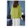 Loose Chiffon Top for Women New Plus Size Round Neck Batball Sleeves Summer Blouse Solid Color Women's Short Sleeved Casual Fashion Elegant T Shirts