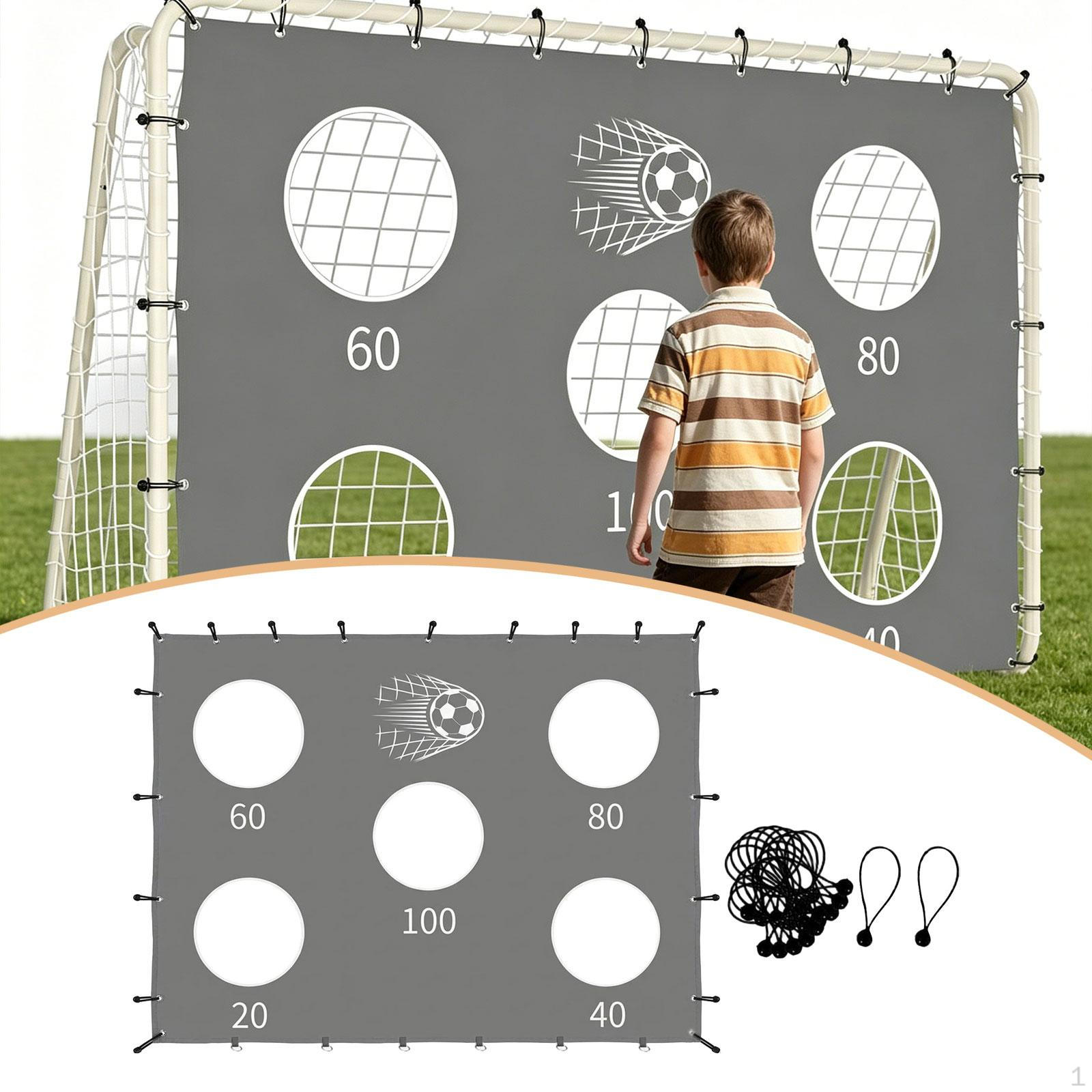 Football Goal Target, Target Cloth, Training Accessories, Goals, Oxford Fabric with 5