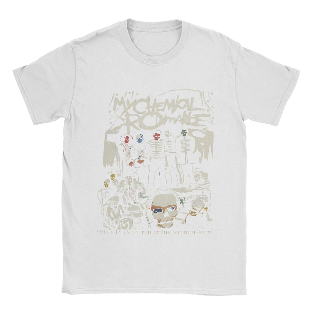 T-shirt Homme My Chemical Romance Coton Vintage Col Rond Manches Courtes Idée Cadeau Hauts