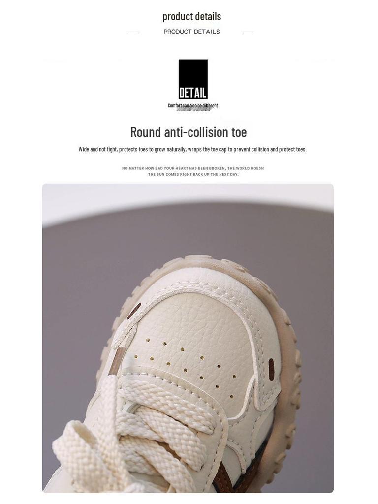 2026 Kids' Versatile Soft Sole Sports Shoes: Trendy Spring/Autumn Casual Footwear for Boys, Girls, and Dad