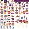 Handheld Diwali Photo Props Accessories With Cartoon Style For Festival Decor