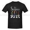 Darias Sick Sad Road Printed T-Shirt Funny Mens Short Sleeve Loose Oversized Tees