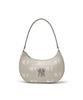 Mlb Classic Monogram Embossed Hobo Bag Ny (L.Grey)