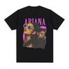 Ariana Grande Tour Album Print T Shirt Vintage High Quality Fashion T-shirts 100% Cotton Oversized T-shirt Streetwear Unisex