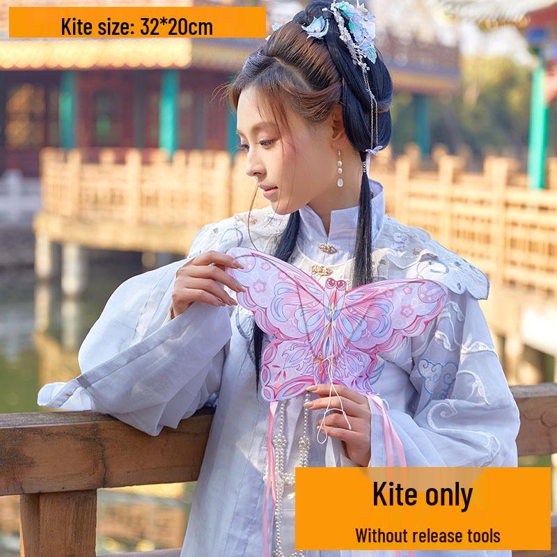 2026 Small Sand Swallow Bamboo Kite with Fishing Rod - Dance Costume Decoration Props for Kids