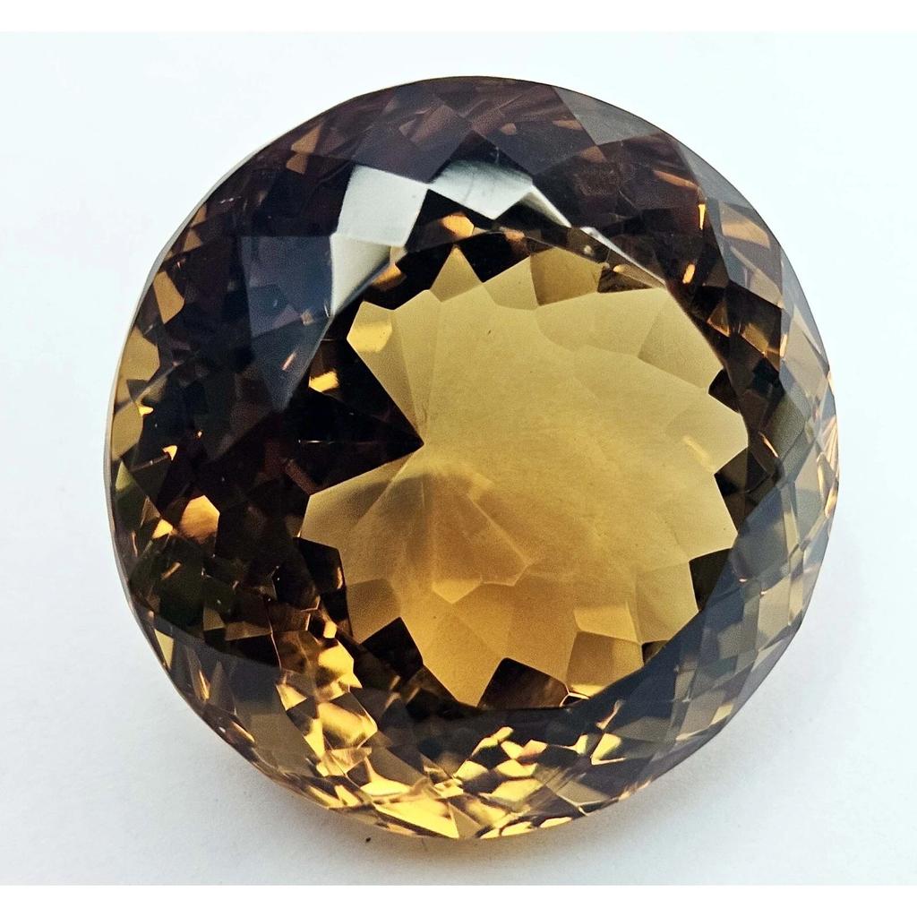 Beautiful Imperial Topaz Round Cut 229.45 Ct Certified Loose Gemstone