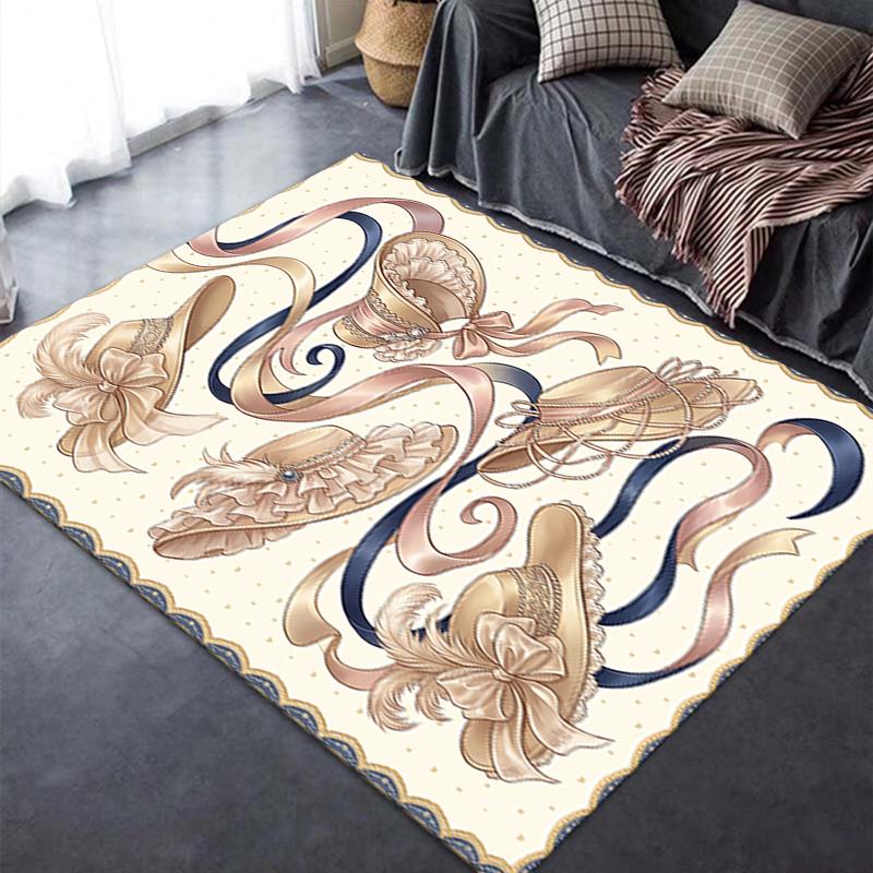 2025 New ribbon Carpet Rug for Living Room Bedroom Home Sofa Decoration,Kids play Non-slip Floor Mat