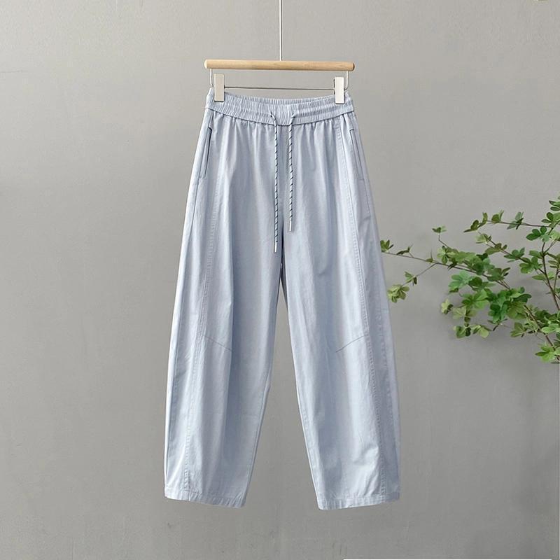 Women S High Waist Loose Fit Cropped Banana Pants