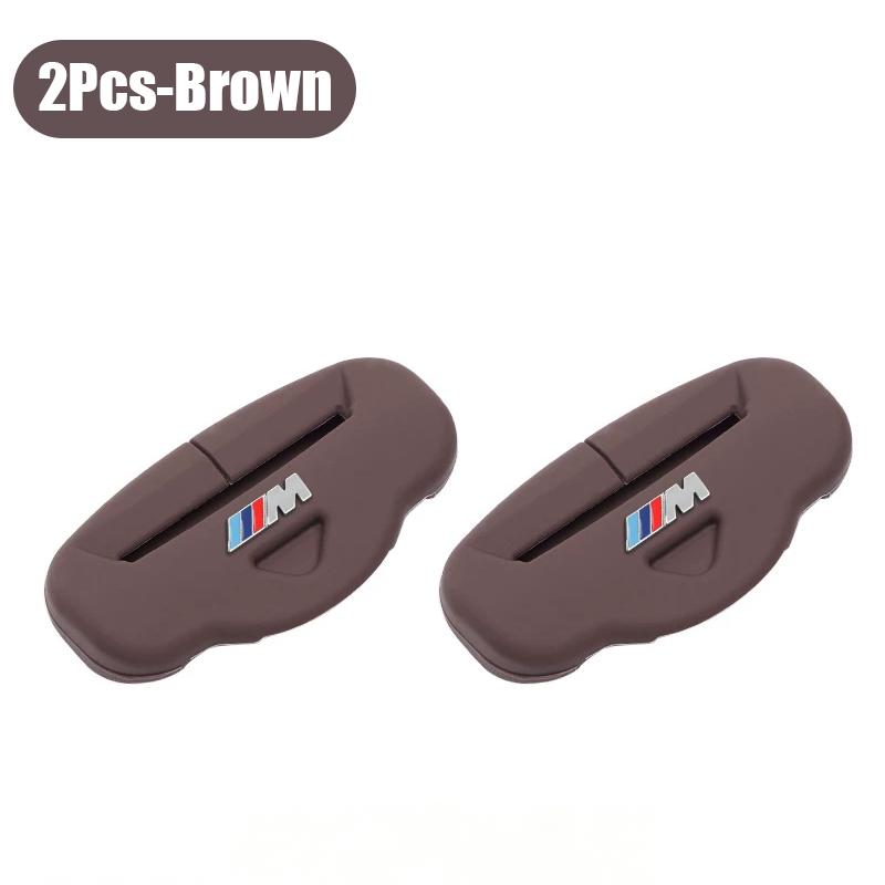 1/2Pcs Silicone Car Seat Belt Buckle Protective Cover Decorative Accessories For BMW E90 G80 M3 G30 M5 F82 F83 F20 F21 G42 F95 M