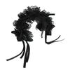Flower Ball Bow Lace Headband Top Hat Veil KC Original Black Lamp Shadow Lolita Hair Accessories Hairpin
