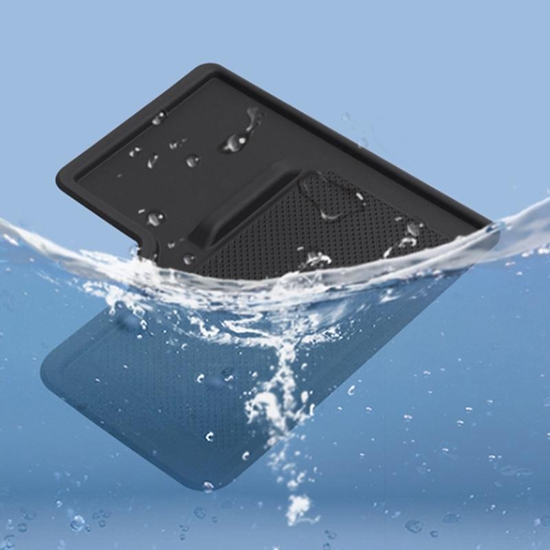 Center Consoles Mat Not Slip Designs Protective Wireless Charging Mat Long Distance Travel Accessory Simple for Car