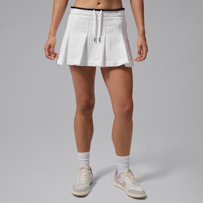 Jordan Flight Casual Short Skirts Women s White/Black Moderate Short S 8