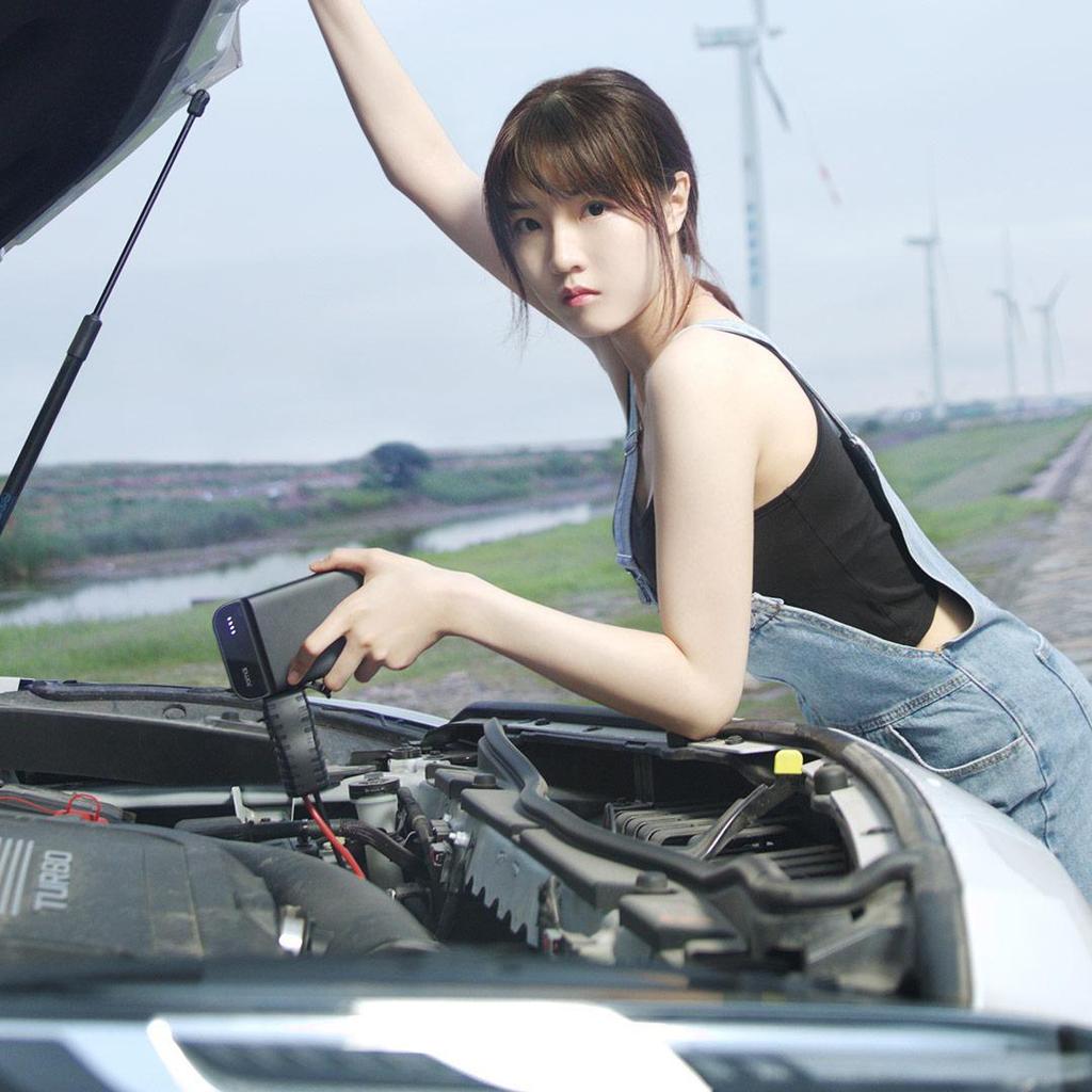 Xiaomi Mijia 70mai Jump Starter 70Mai car jump starter Battery Power Bank car starter Auto Buster Car Emergency Booster Engine start