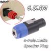 4 Pole Speaker Cable Plug to 65mm Converter Male to 14 Inch TS Female Adapter for Amplifiers and Large PA System