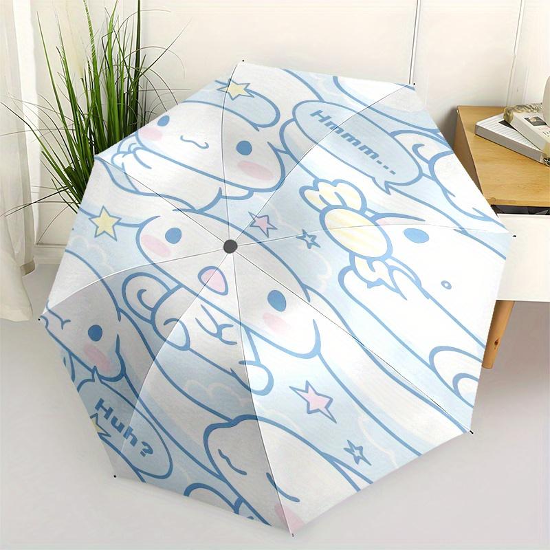 

Cinnamoroll,Sanrio Automatic Umbrella-Foldable, Durable 8-Bone Design, Compact and Stylish, Great for Camping, Halloween, Christmas, Mother