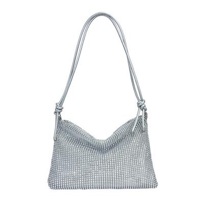 Strass Abendhandtasche Damen Funkelnde Geldbörse Umhängetasche Glitzernde Crossbody Tasche mit Verstellbarem Riemen für Partys Abschlussball Verabredungen