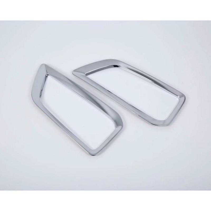 Cornice Faro Antinebbia Anteriore Auto Styling Copertura Cromata ABS Rivestimento Decorativo 2 Pezzi Per Hyundai Kona Encino Kauai 2017 2018 2019 2020
