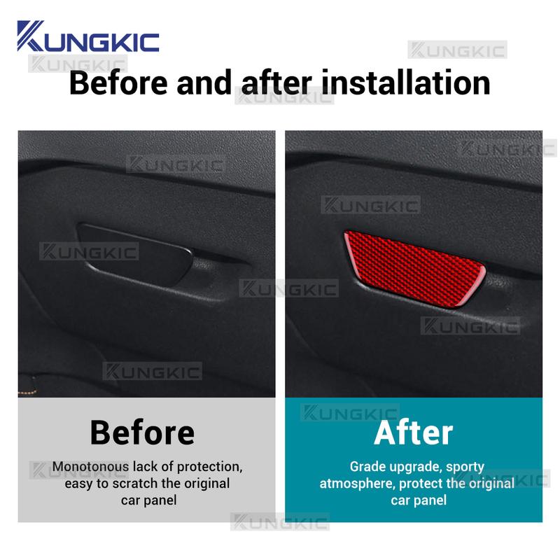 For Ford Focus/Focus ST      2024 2025 Real Soft Carbon Fiber Sticker LHD RHD Car Front Passenger Tool Box
