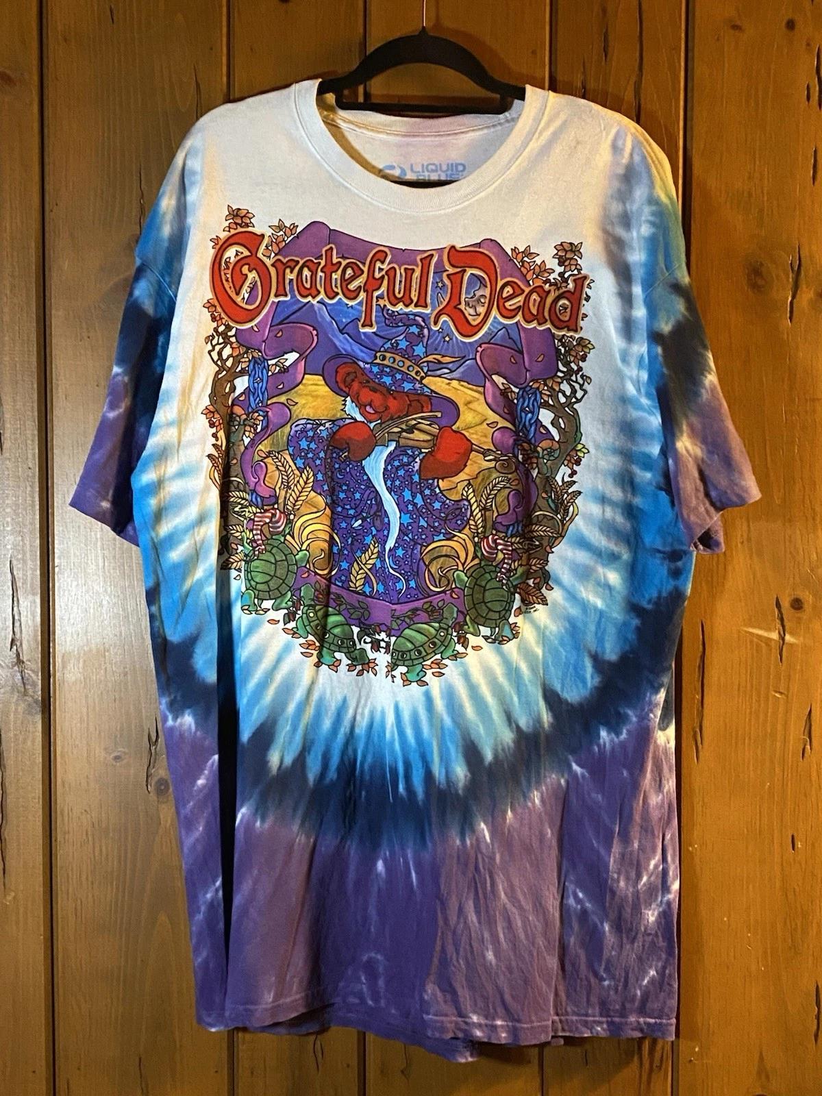 

Liquid Blue Grateful Dead Terrapin Moon Tie Dye T-Shirt 2XL S