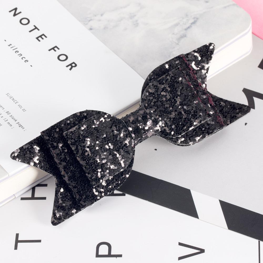 2024 Cute Fashion Alloy Sequins Big Bow Hairpin Shine Jewelry Hair Accessories for Girl Party Gift