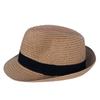 Summer Straw Hat Outdoor Sun Protection Sun Hat Men British Jue Hat Holiday Beach Hat Small Topper Hat