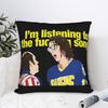 Hanson Brothers Pillow Cover Hockey Novelty Pillow Case For Living Room Sofa Comfy Pillowcases Birthday Gift