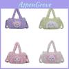 Plush Cartoon Shoulder Bag For Kids With Soft Material And Cute Design For Daily Use
