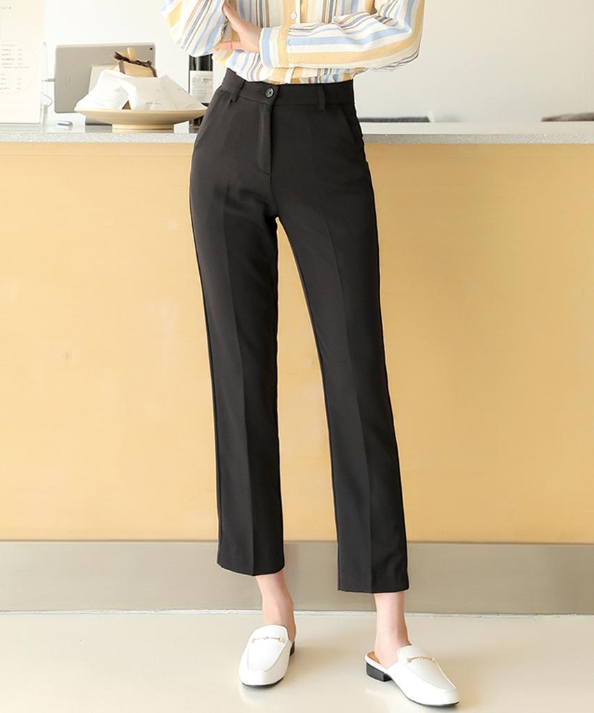 Ppaeppae Stretchy Tapered Fit Slacks