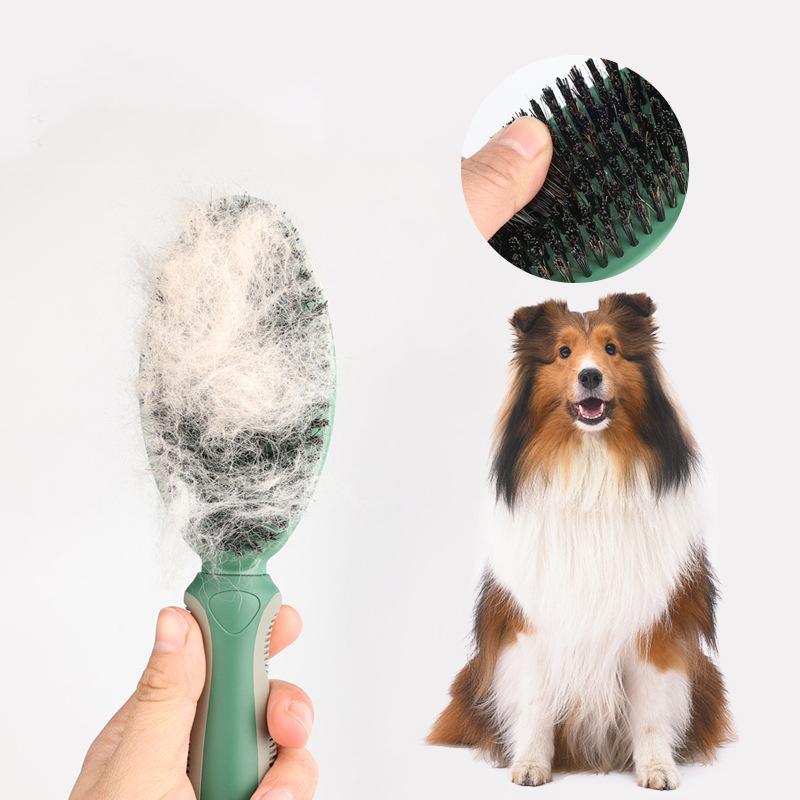Double-sided Massage Combs for Cats Dogs Durable Multiple Bathing Grooming Pet Hair Remover with Comfort Handle Pets Accessories