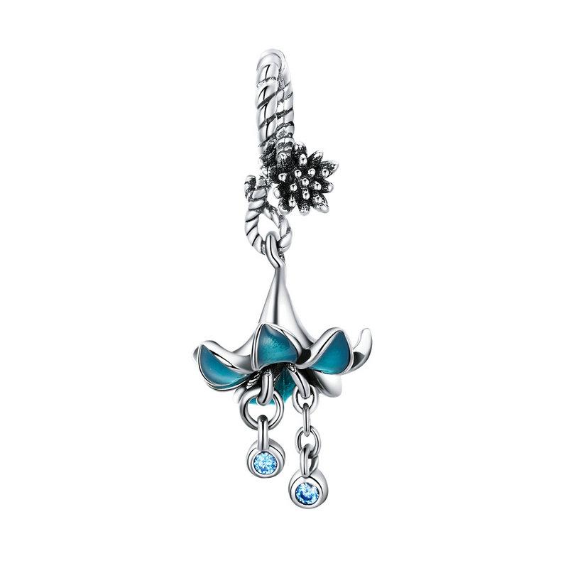 BAMOER Silver Charm Collection 925 Silver Dazzling CZ Beads Fit Bracelets & Bangles Jewelry