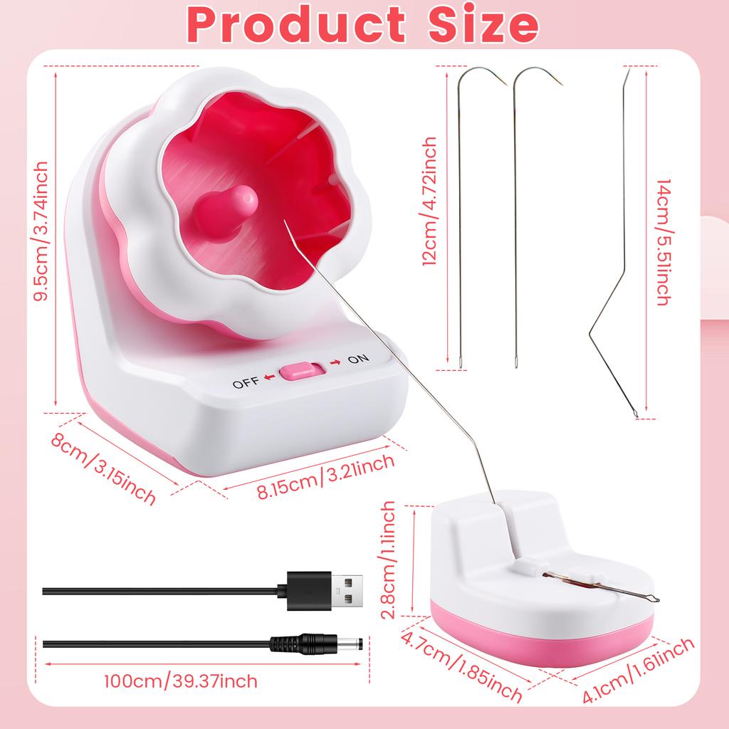 Electric Bead Spinner Automatically Clay Bead Spinner Fast Efficient Beading Bead Spinner Machine For DIY Bracelets Necklaces