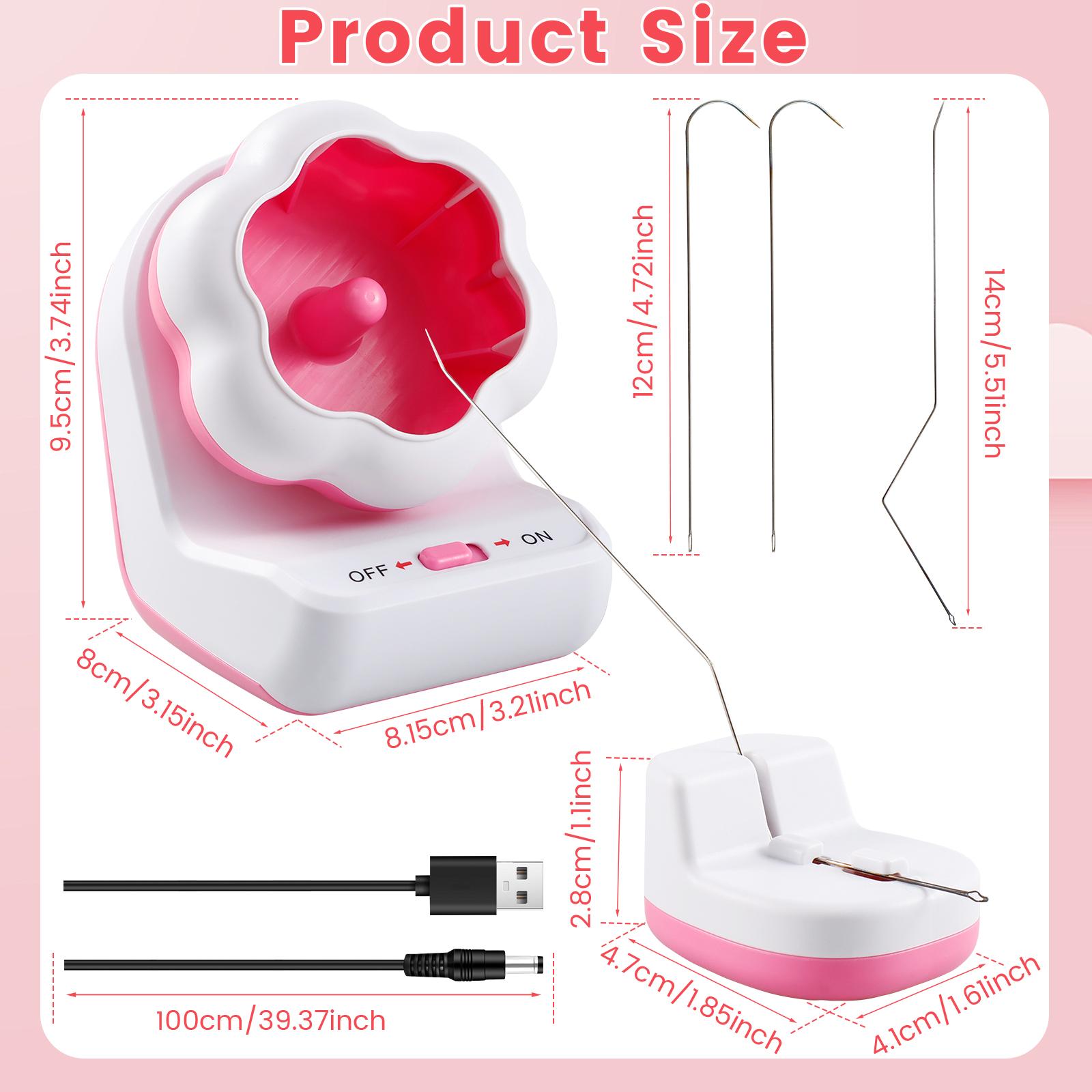 

Electric Bead Spinner Spin Beading Tool Beads Storage Bowl Kit Efficient Adjustable Speed Bead Spinner for DIY Necklace Bracelet