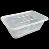 Contenants rectangulaires jetables pour emporter 750 ml