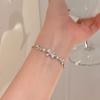 Super Fairy Bow Zircon Bracelet Women~ Temperament Simple Short Collarbone Chain Summer Niche Versatile Bracelet