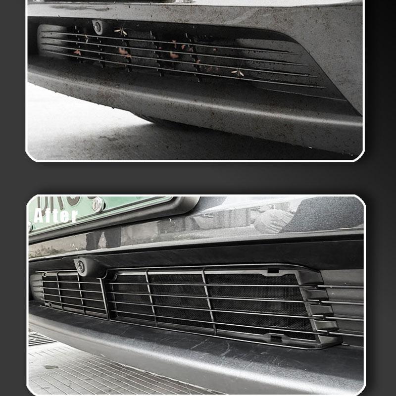For Tesla Model Y Juniper Model YL Split Insect-proof Net Car Ir Conditioning Modified Air Intake Cover Front Grille Mesh Cover