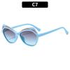1pc Versatile Oversized Cat-eye Sunglasses for Children; Stylish Outdoor Sun-protection Shades for Little Ones.