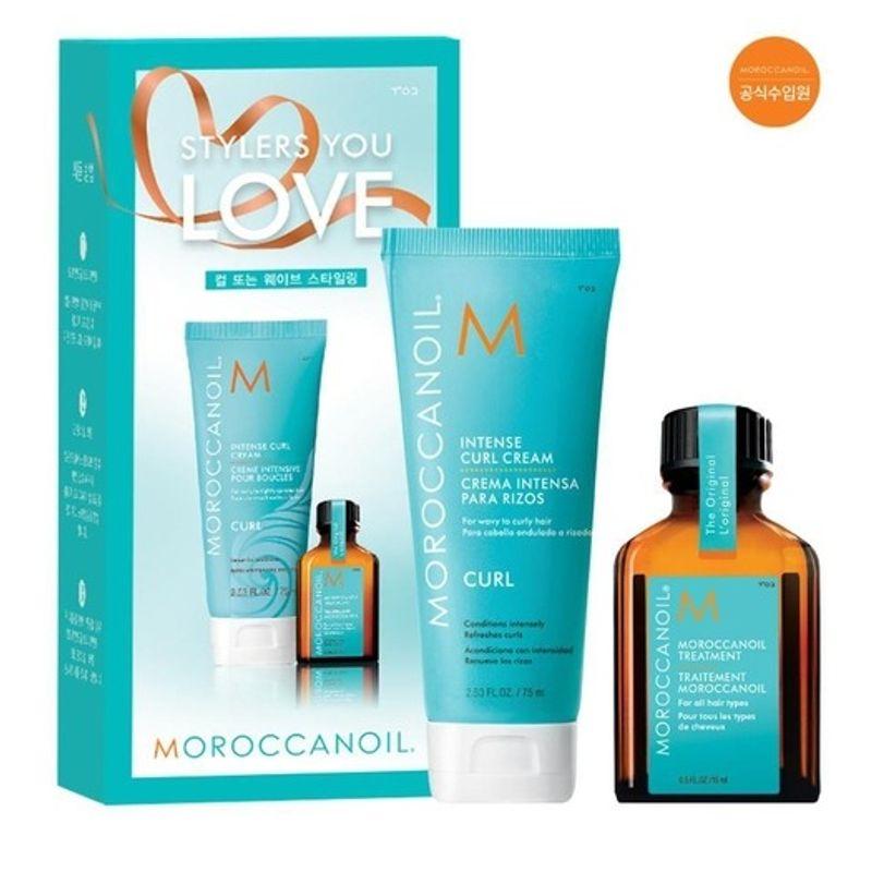 Moroccanoil Intensive Lockencreme 75ml + Haaröl 15ml