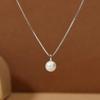 Elegant Simulated Pearl Women Pendant Necklace for Engagement Party Charming Accessories Fashion Daily Versatile Jewelry