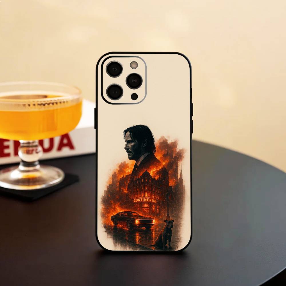 

Classic films John wick Phone Case Silicone Soft For IPhone 17 16 15 14 13 12 11 X XR Plus Pro Max Plus iPhone16