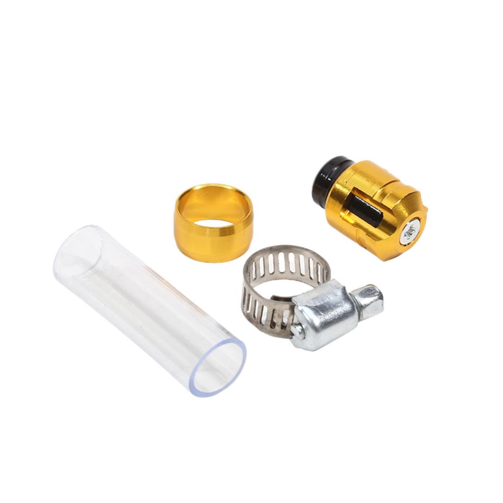 1 st Motorcykel Luftfilter Avtappningsslanghuvud Från CNC För Universella Motorcykeltillbehör Klicka T6-6061 Aluminiumplugg