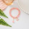 HelloKitty Love Couple Bracelet - DIY Handmade Beaded Cat's Eye Stone, Cute Gift for Girlfriend