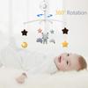 Baby Bed Bell Carousel Crib Mobiles Rattles Music Educational Toys for Cots Infant Baby Toys 0-12 Months for Newborns Gifts