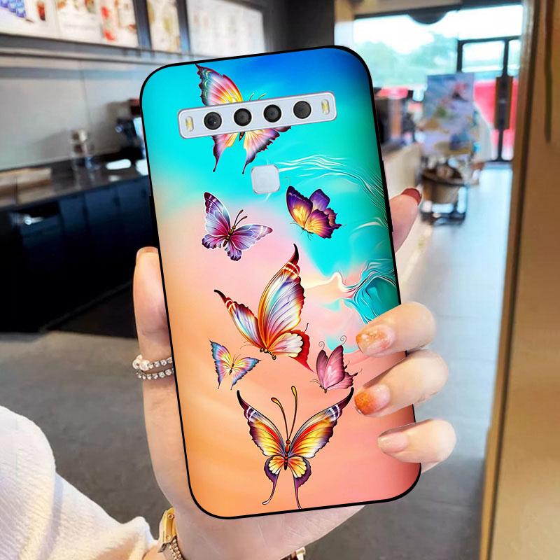 For TCL 10L Case T770H T770B Back Cover For TCL 10 Lite Case Coque Shockproof Soft TPU Silicone Phone Case 10 L 10Lite Fundas