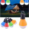 1PC Blue Portable 3LED Outdoor Hook Pendant Light – Ideal for Camping, Emergency & Night Use