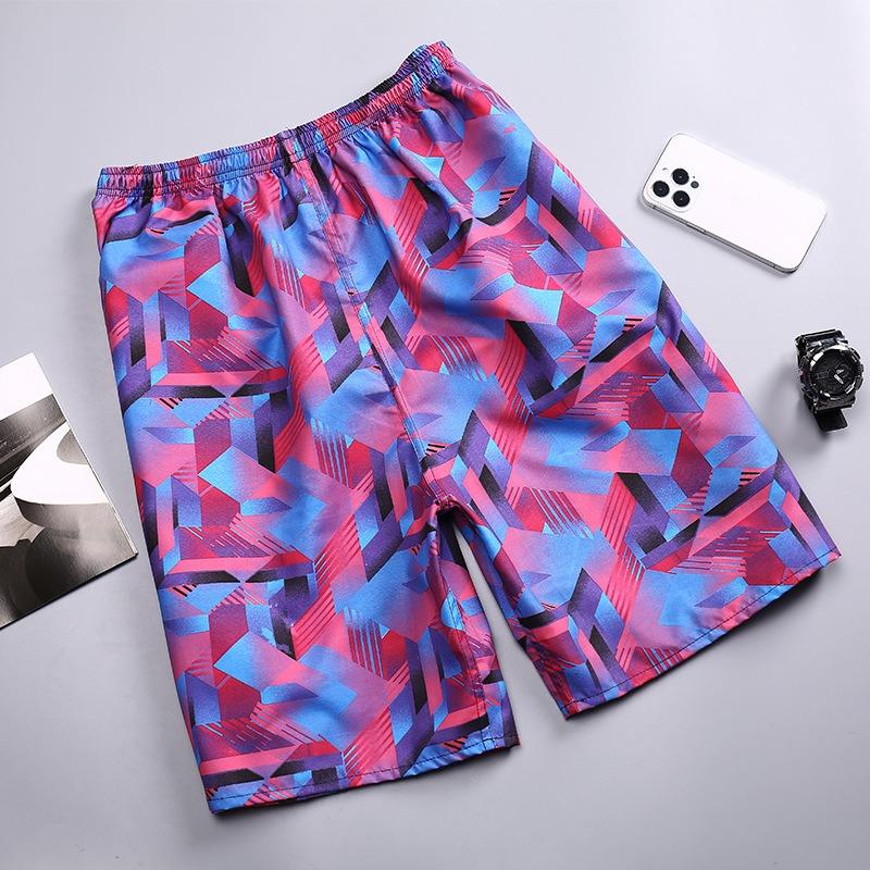 Shorts décontractés d'été hommes Shorts de plage respirants mode pantalons courts de sport confortables avec poches pour le surf plage Shorts à séchage rapide pantalons