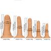 Plug anal moale pentru degete masculine Cinci degete mari din silicon Simulare cu degetul mic Penis Masturbare feminină Stick Dildo mare