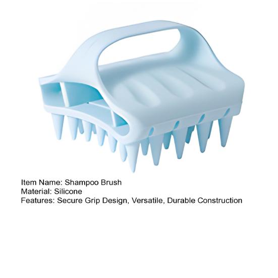 Silicone Wash Brush Relaxation Massage Promotes Hair Growth Deeply Cleans Scalp Deep Cleansing Hair Brush